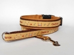 Halsband-Leinen-Set Obedience sand