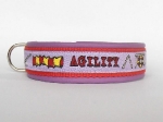 Agility zartlila - Breite ca. 2,7 cm (incl. Leder)