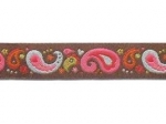 Paisley Mokkabraun - 12 mm