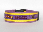 Agility lila - Breite ca. 3,2 cm (incl. Leder)